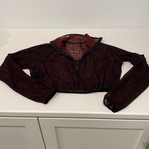 lululemon Mesh Cropped Reversible Jacket
